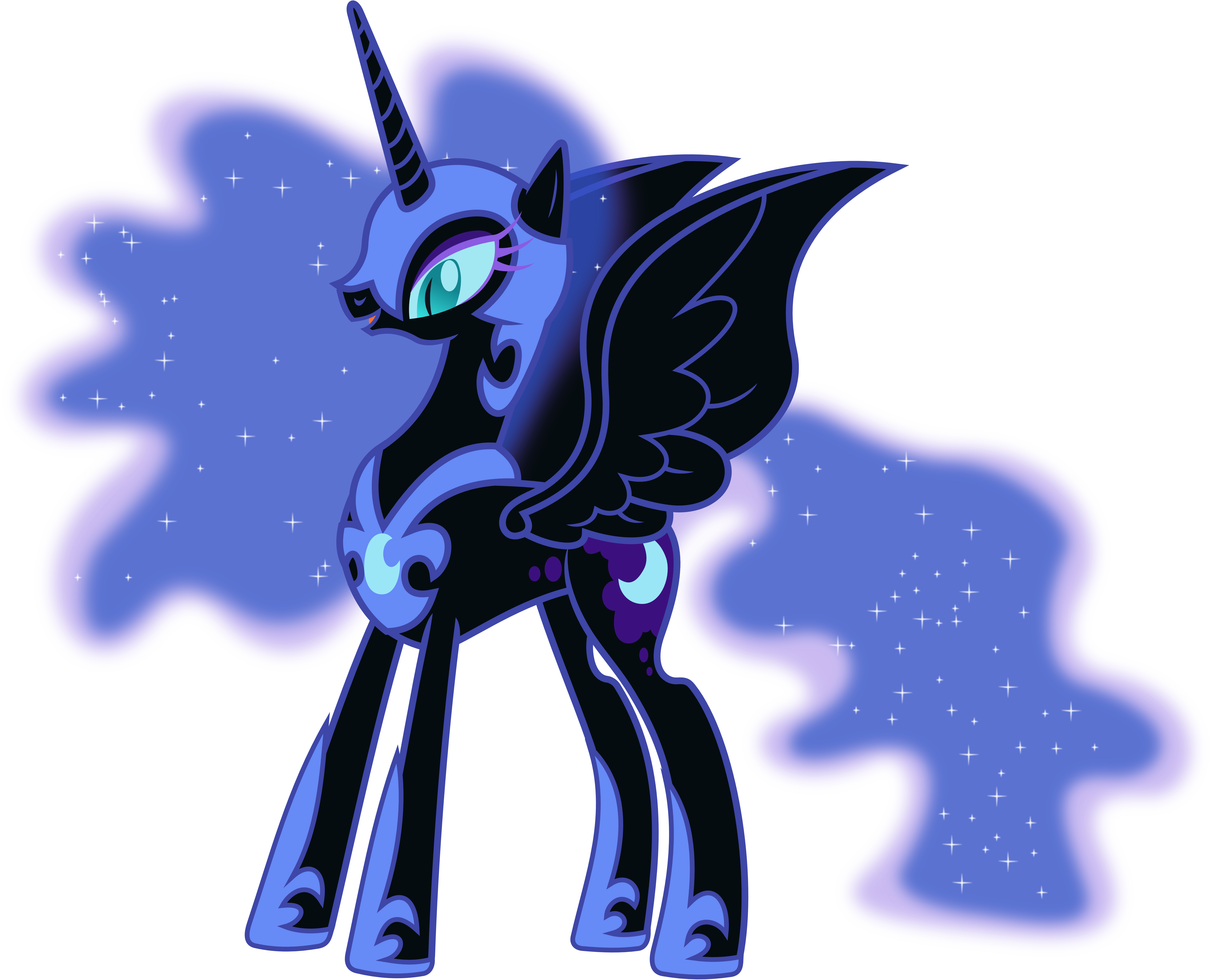 Happy Nightmare Moon by 90Sigma