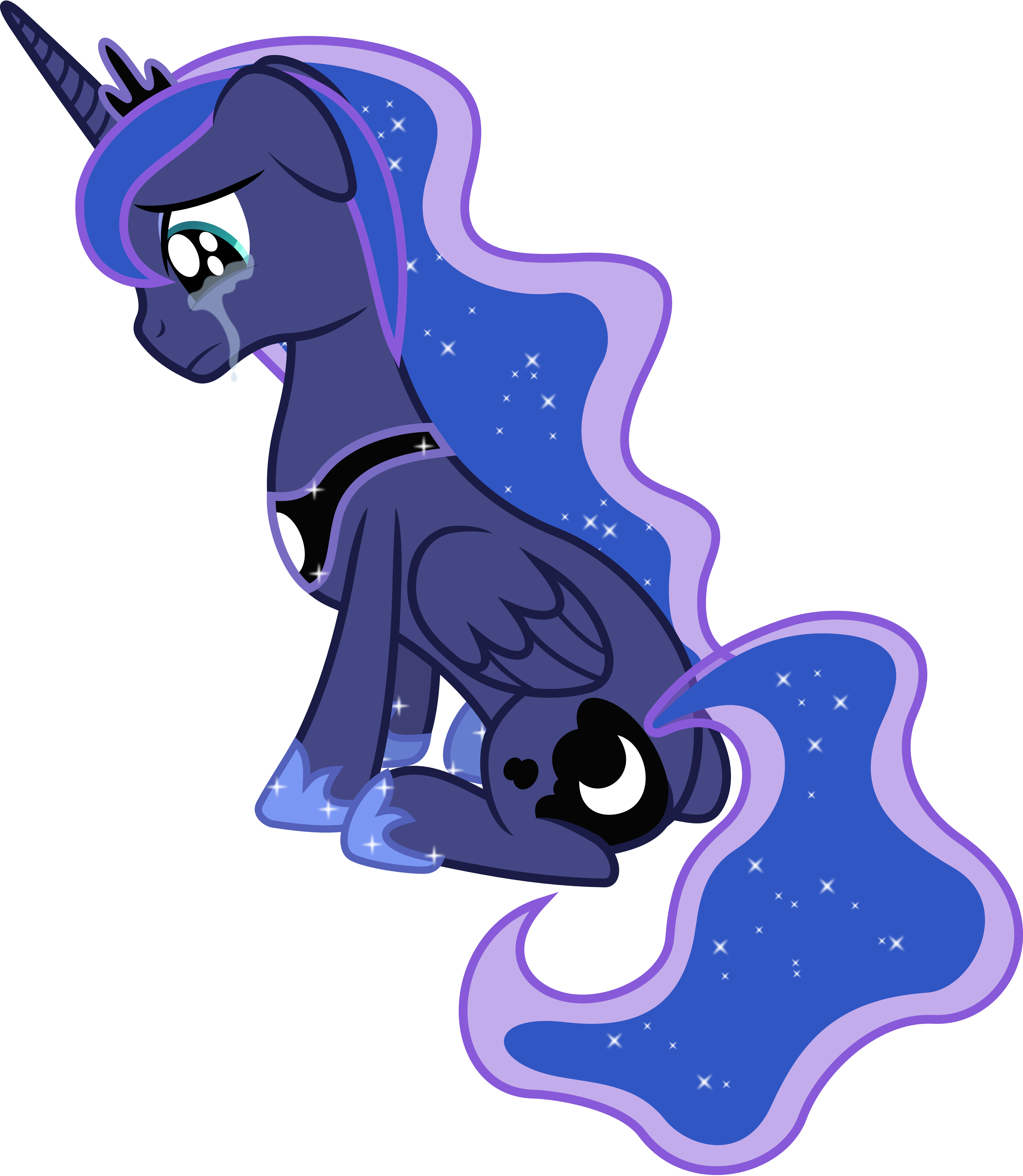 Princess Luna Crying