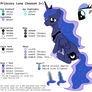 Princess Luna's (Season 2+) Colour Palette