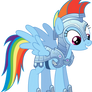 Rainbow Dash in Armour