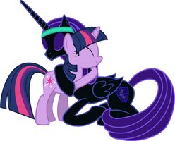 Nyx and Twilight Sparkle Hugging