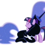 Nightmare Nyx and Twilight Sparkle Hugging