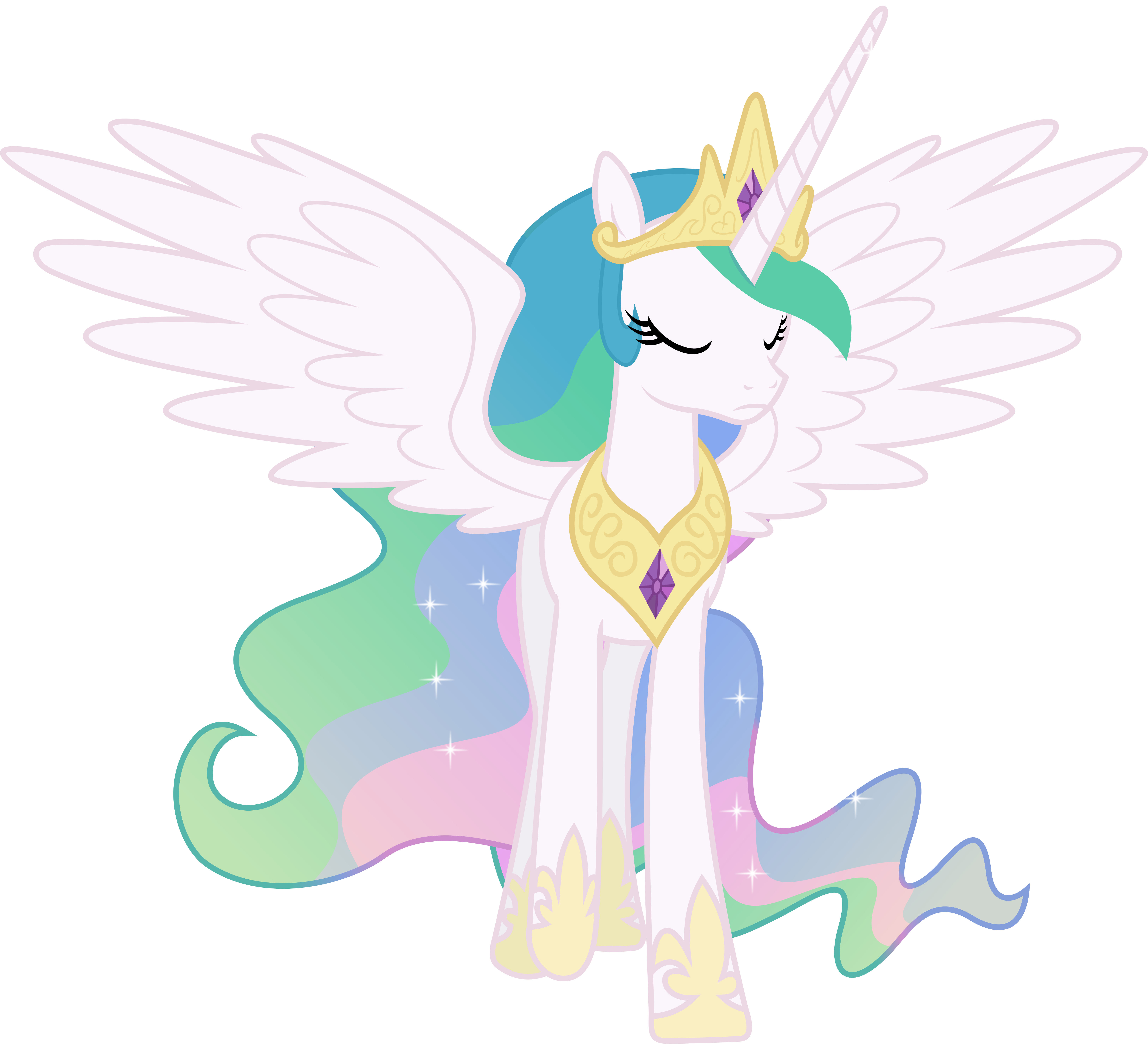 Princess Celestia Walking Away