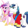 Angry Princess Cadance and Shining Armour