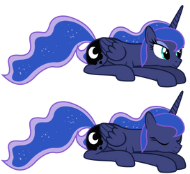 Princess Luna Lying Down