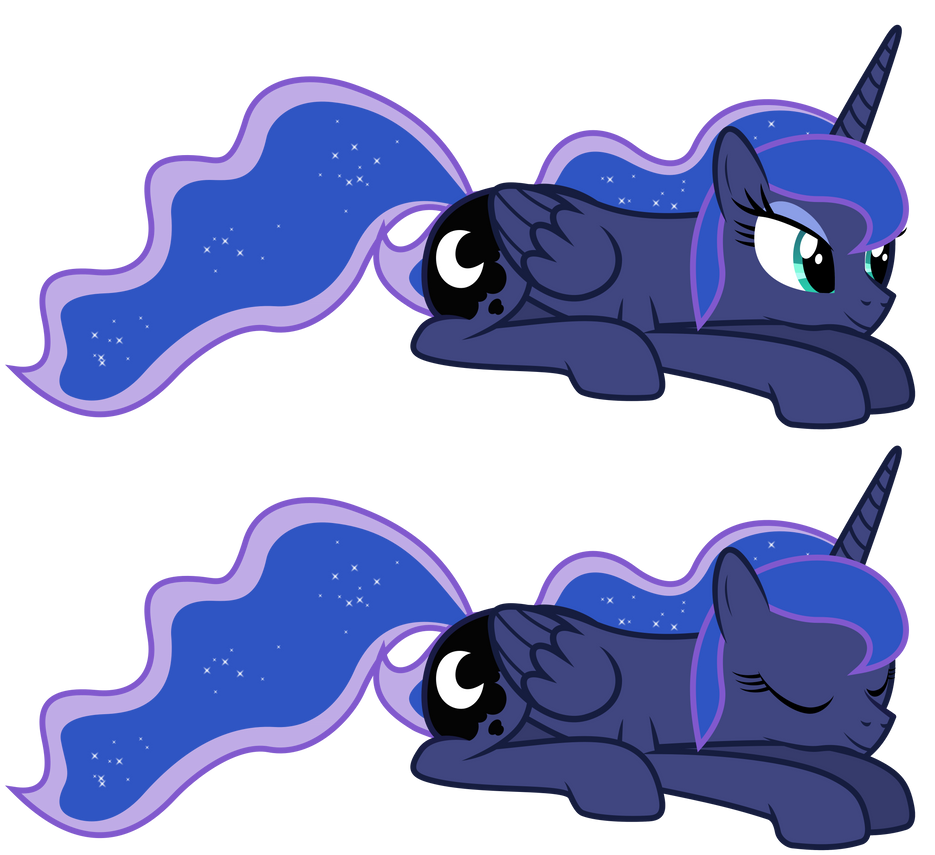 Download Princess Luna Lying Down By 90sigma On Deviantart