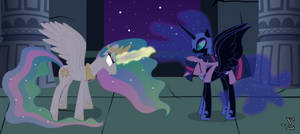 Nightmare Moon Kidnaps Twilight Sparkle