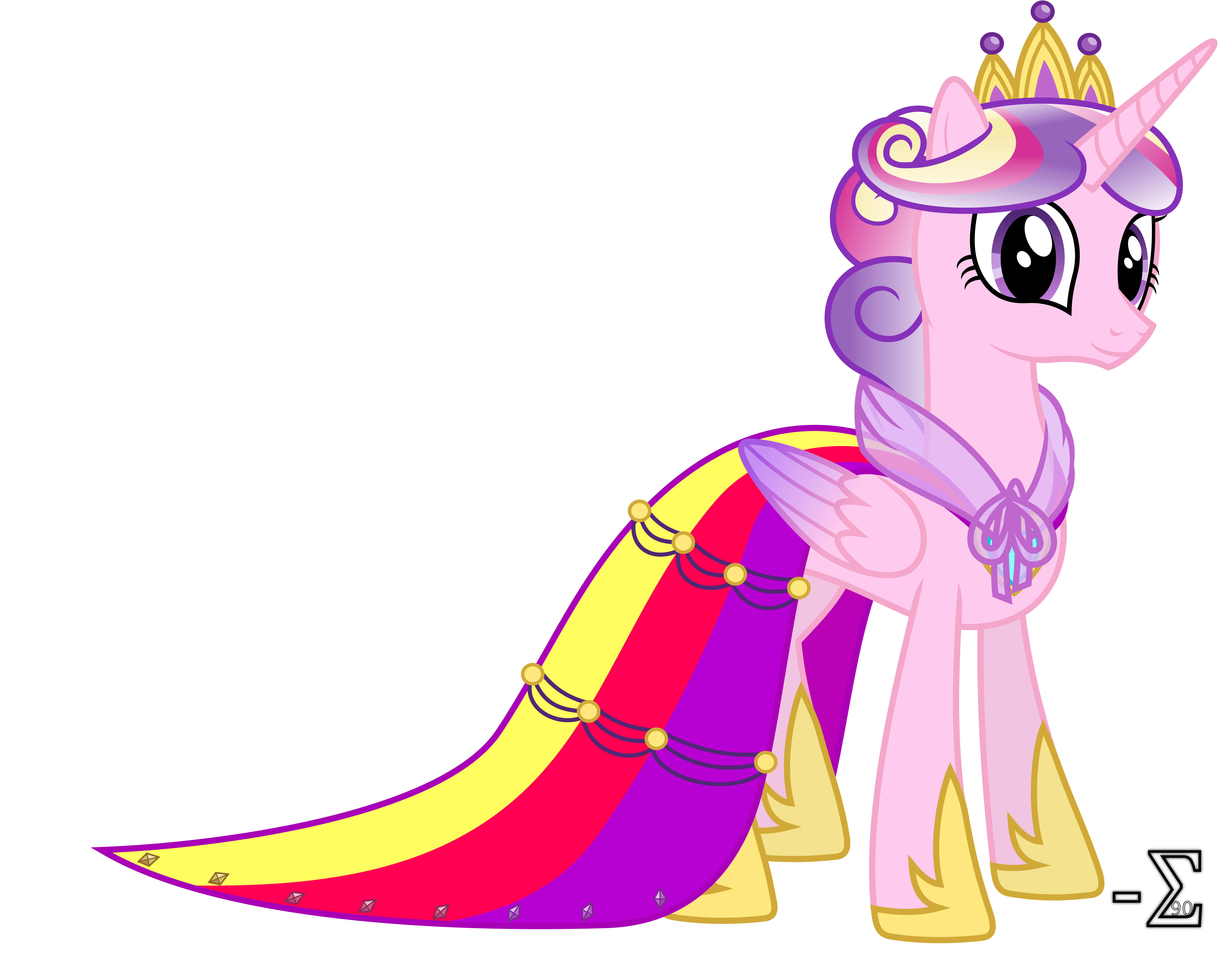 princess cadence in a dress Princess Cadance Royal Glow Here's my take on Princess Cadance in her royal gown. I'd love to also design her wedding dress and her husband! Tell me in