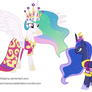 Luna Confronts Celestia (Coronation Dresses Ver.)