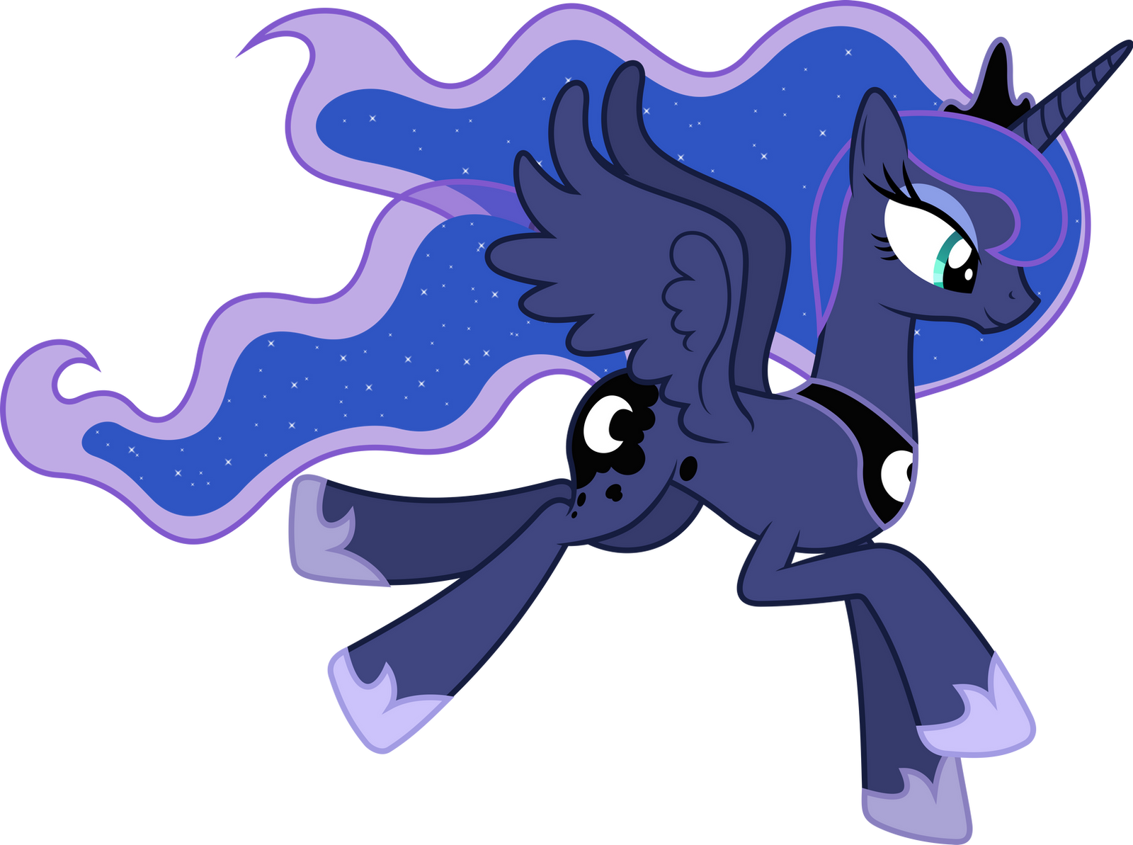 Princess Luna Flying