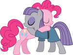 Pinkie and Maud Hugging