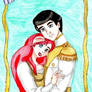 Ariel and Eric in Gold