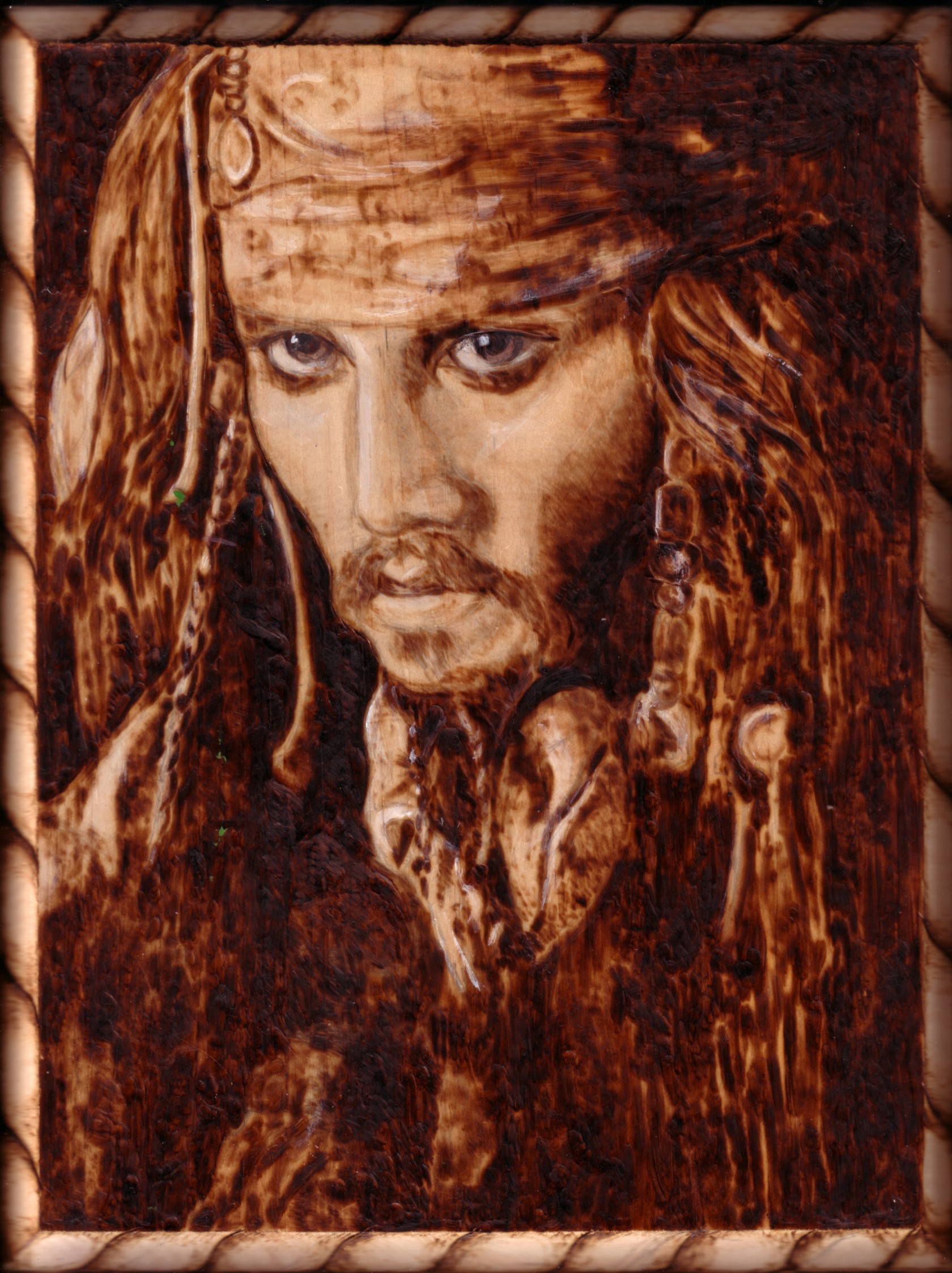 CAptain Jack pyrograph