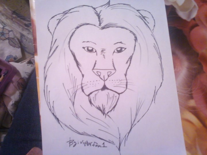 Drawing Lion Face Drawing Easy For Kids