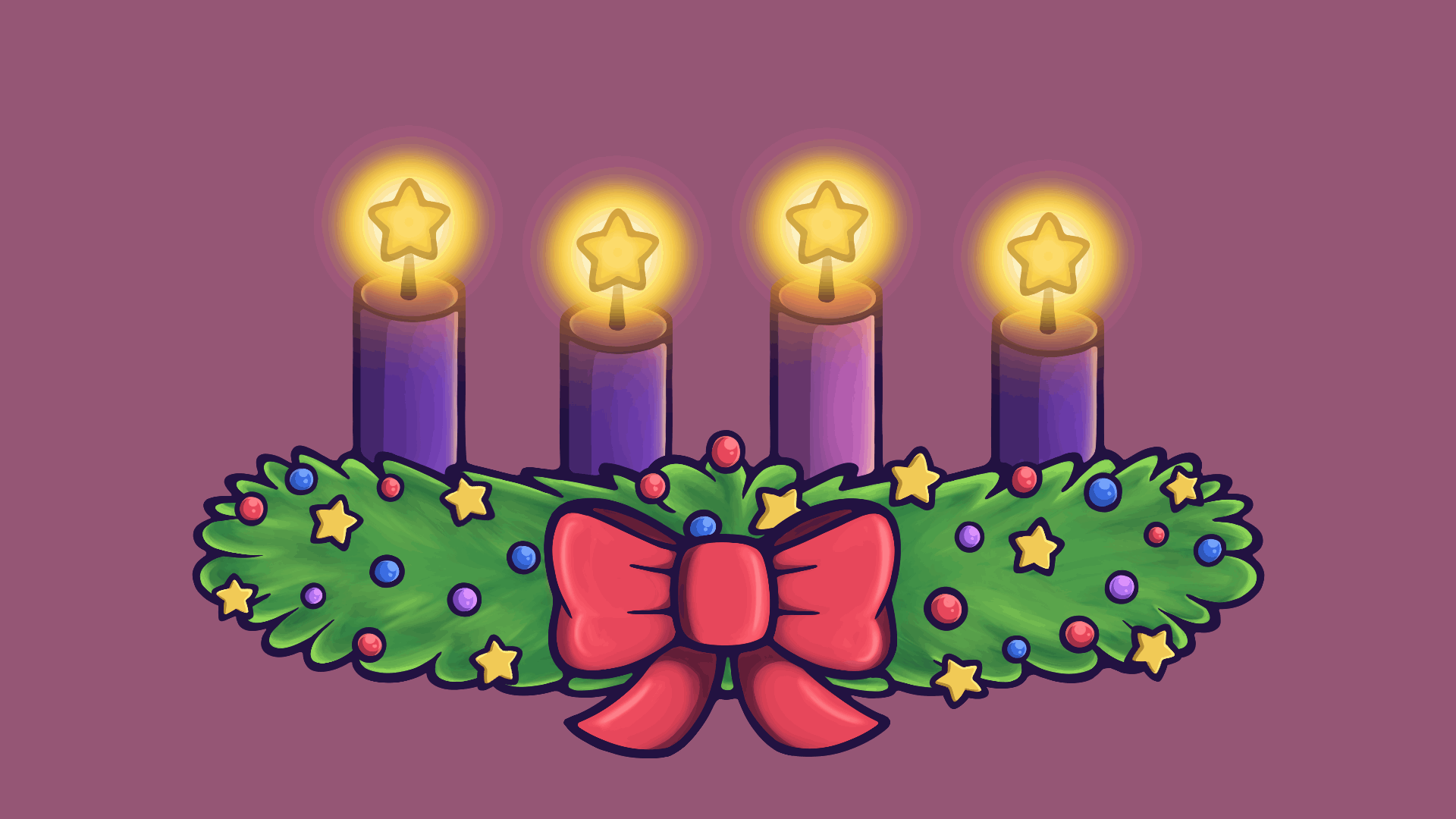 Advent Wreath 2024 - GIF Animation by MiniStar100 on DeviantArt