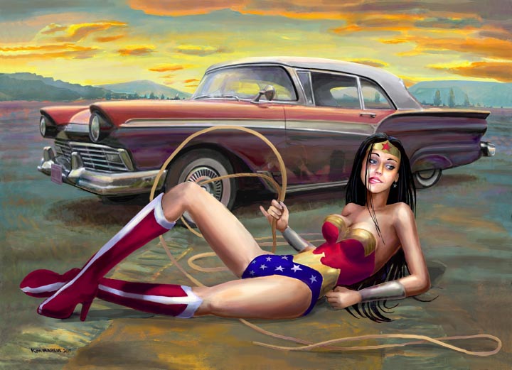 1957 fairlane, Wonder Woman