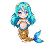 Golden mermaid