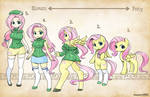 Types-Fluttershy by shepherd0821