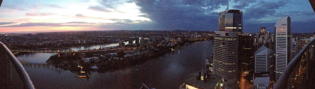 Brisbane Skyline from 45 stories high