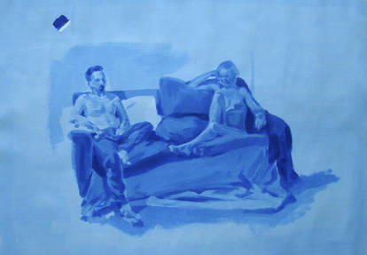 Tonal Study in French Ultramarine