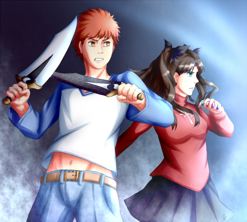 Shirou and Rin