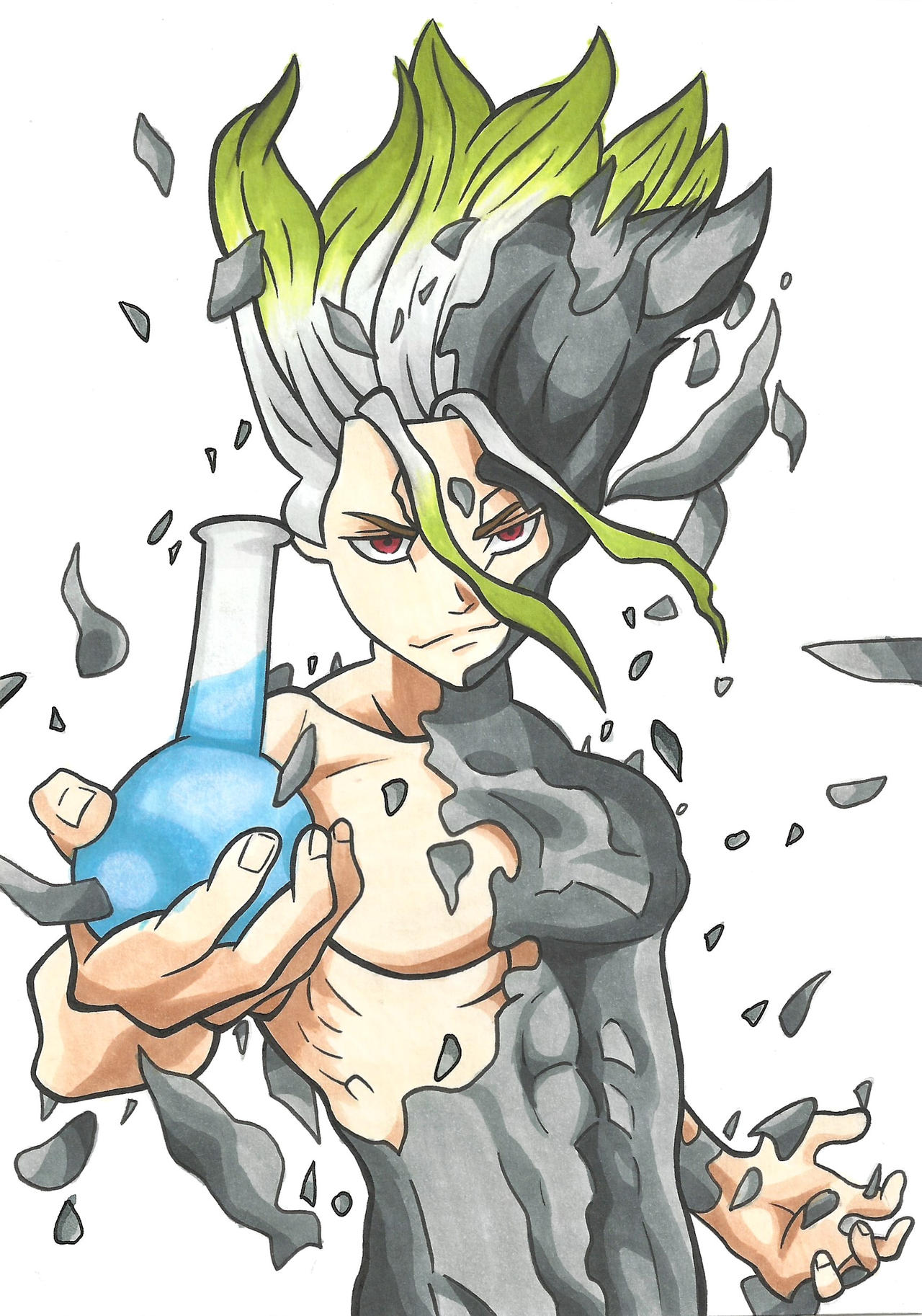 Senku by xSashaBraus on DeviantArt