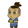 :F2U: Chibi Sokka Sticker