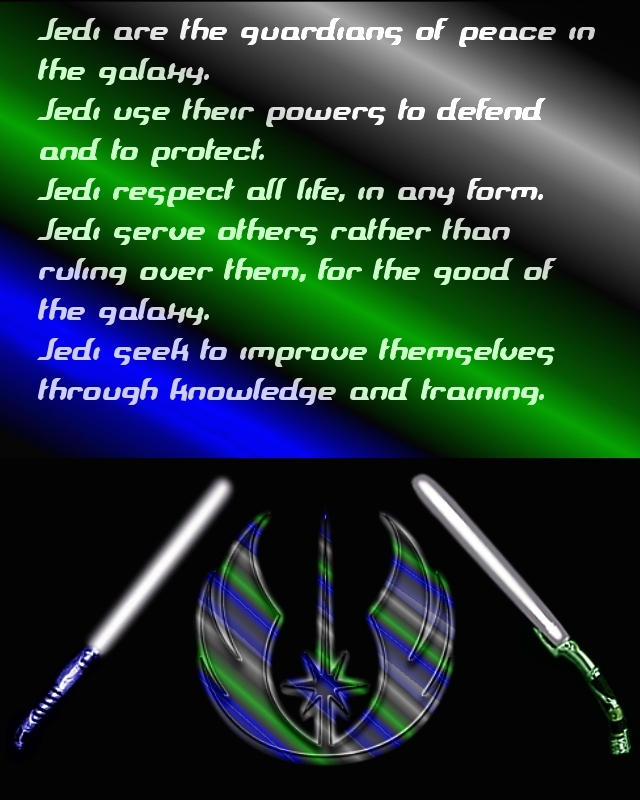 Jedi Code by Kitt98 on DeviantArt