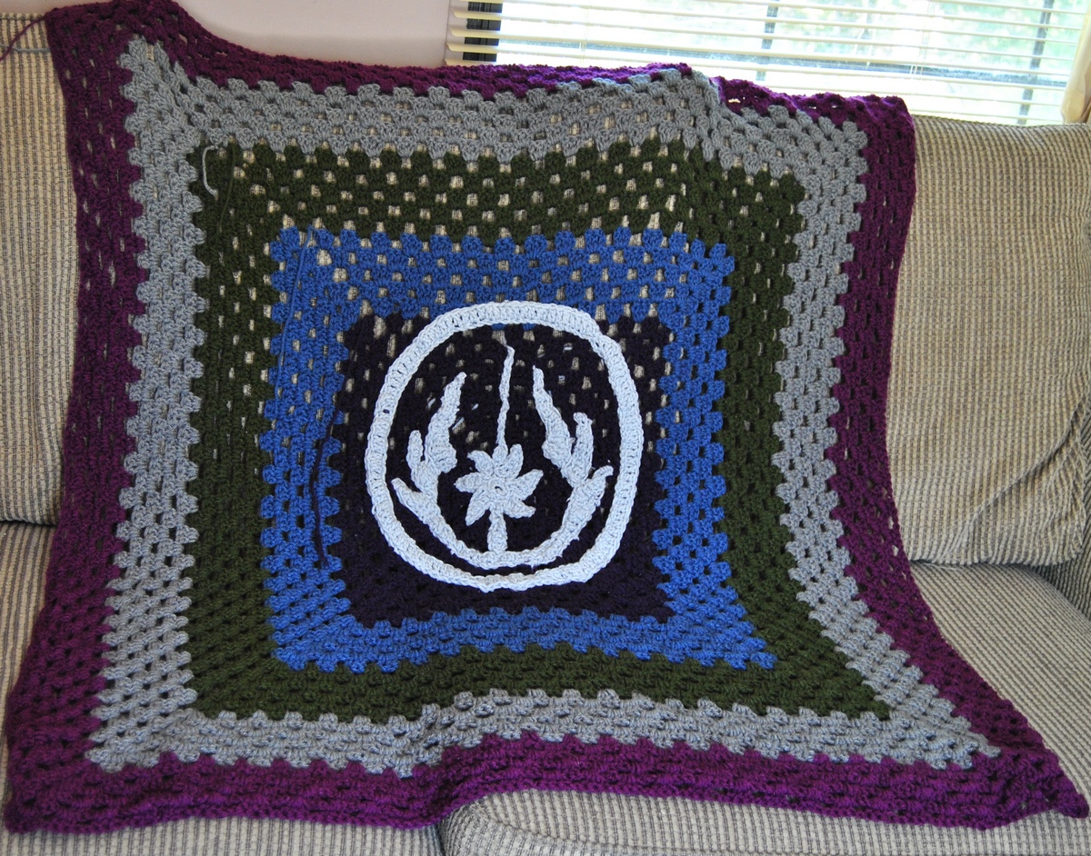 Crocheted Jedi Blanket