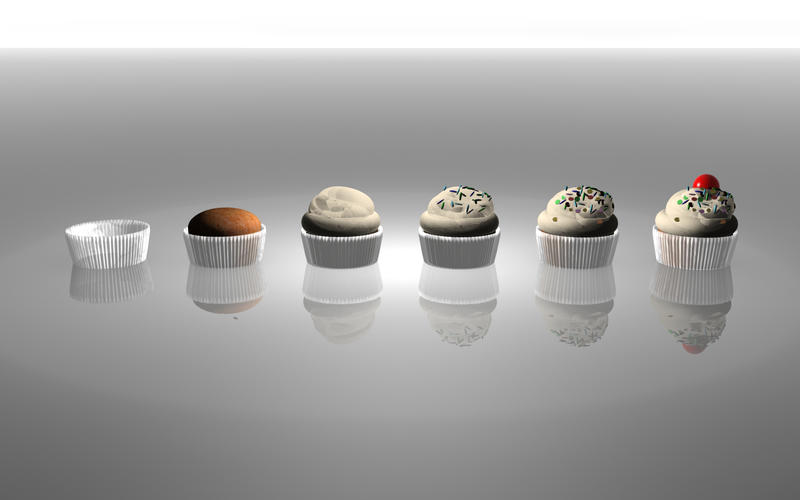 Evolution of a Cupcake by athaliah