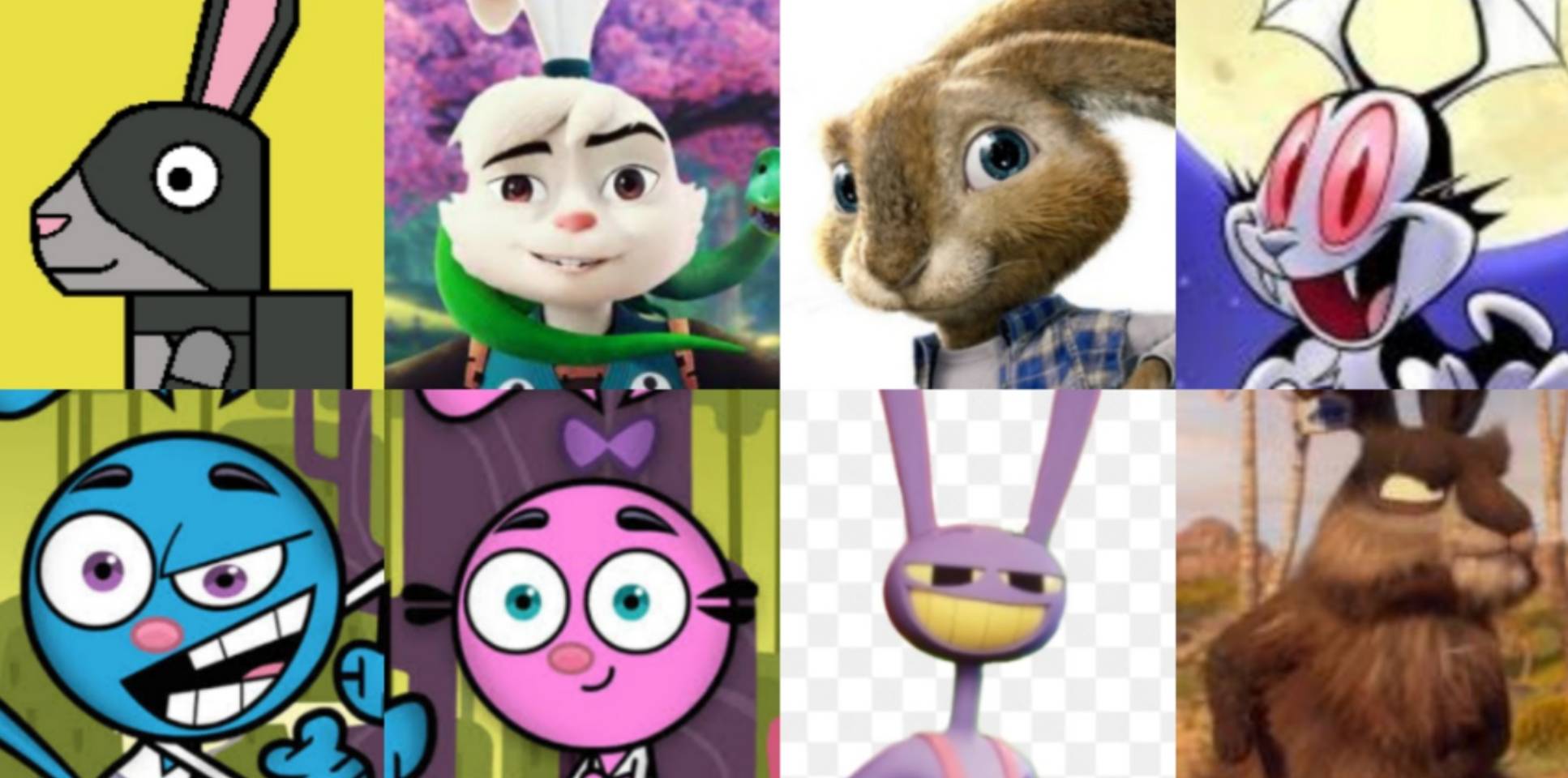 All rabbit character heroes by marvinthegallimimus1 on DeviantArt
