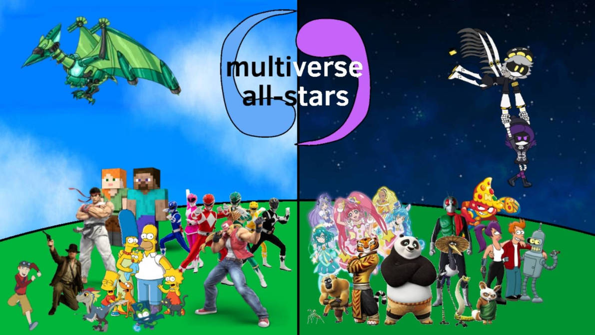 Multiverse all-stars poster by marvinthegallimimus1 on DeviantArt