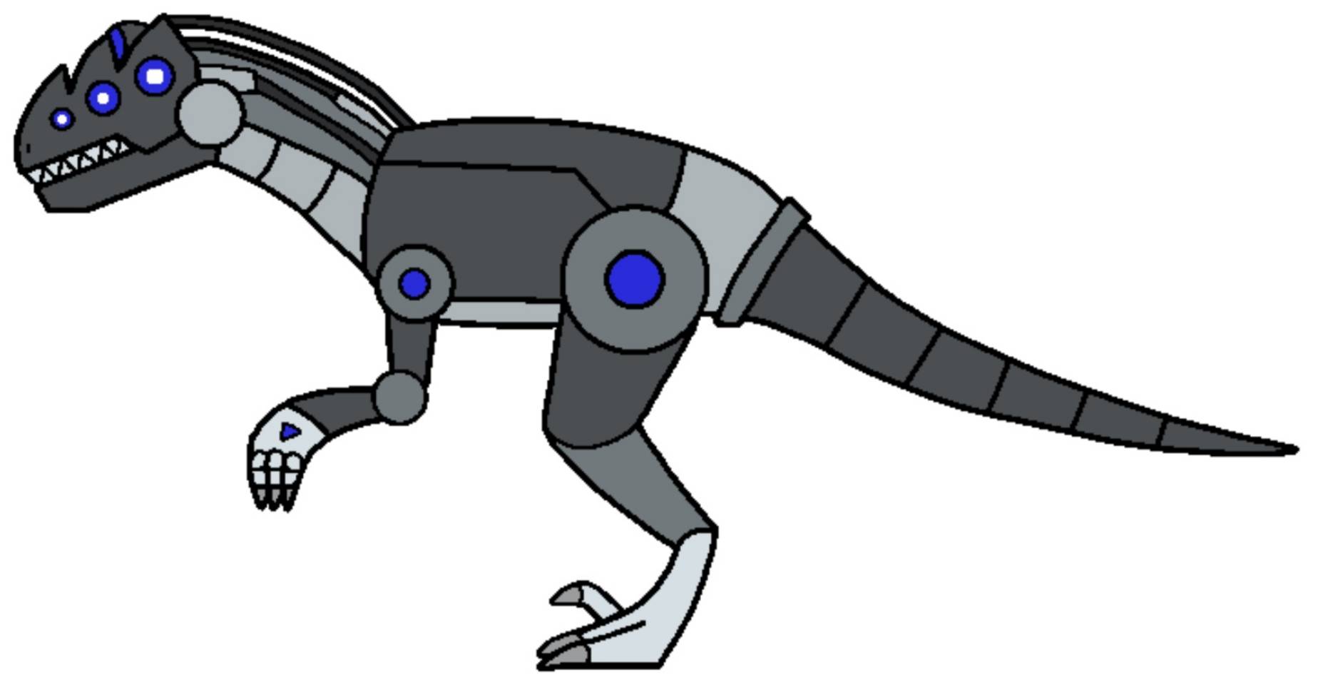 Sentinel the robo-raptor (fixed) by marvinthegallimimus1 on DeviantArt