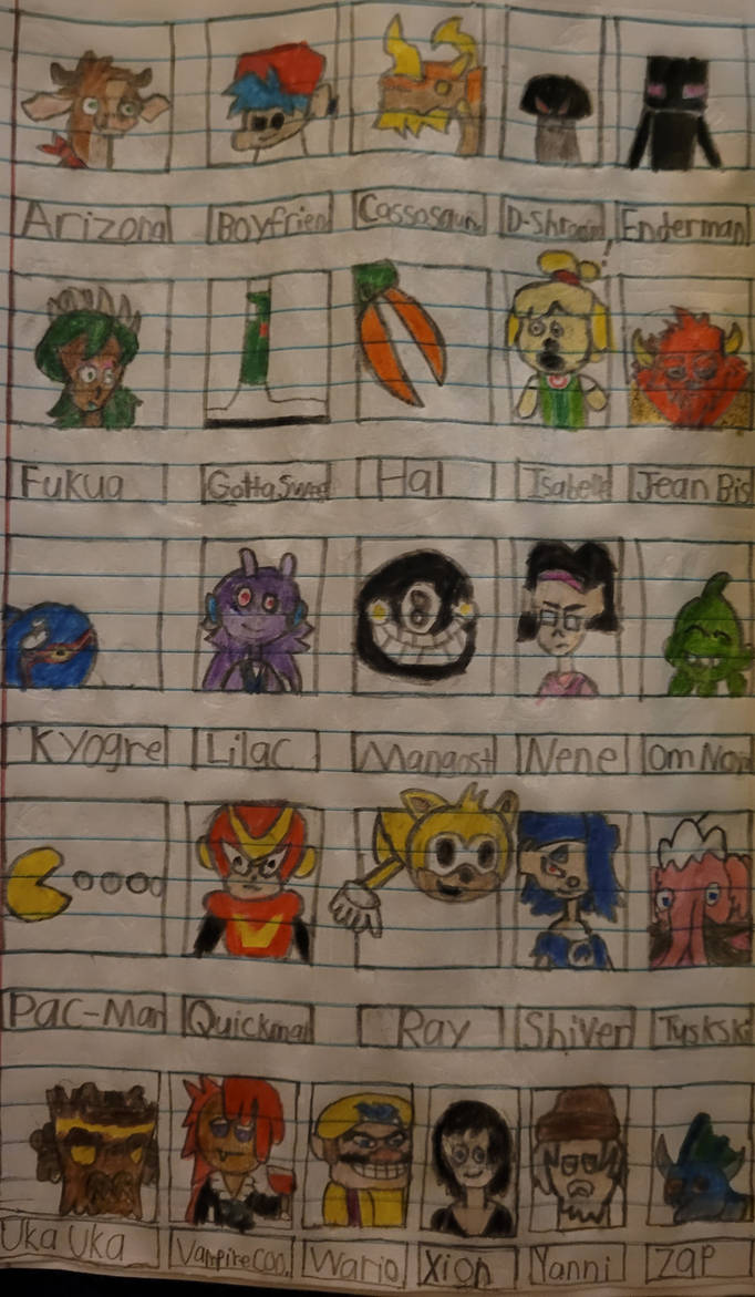 Abc Month Characters. Deviantart Abc fanart (Game characters) by adamnofal on DeviantArt
