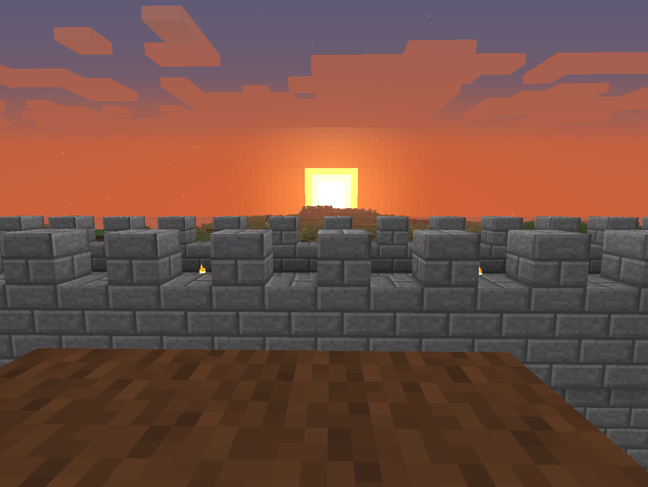 Minecraft Sun Rise Minecraft Sunrise by BionicShinigami on DeviantArt