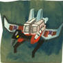 Little Laserbeak painting