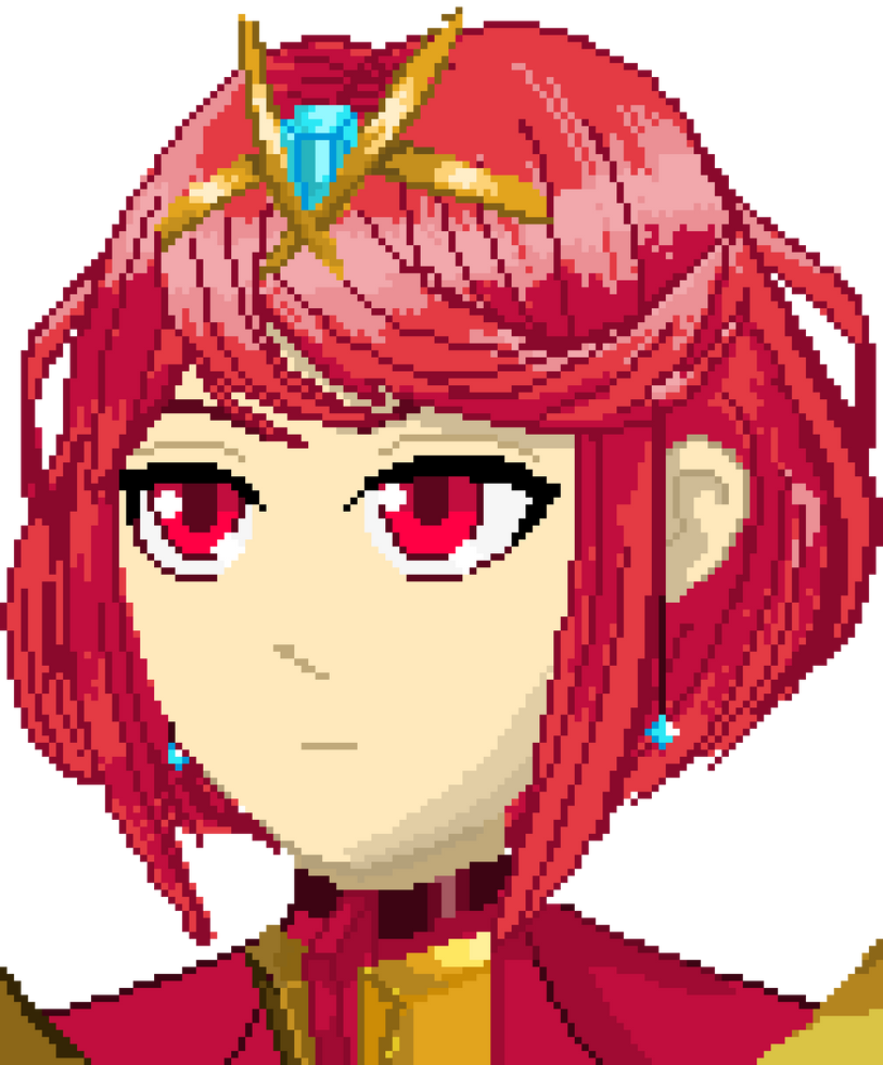 Pyra profile 1st attempt by ivanprime93 on DeviantArt