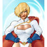 Power Girl color