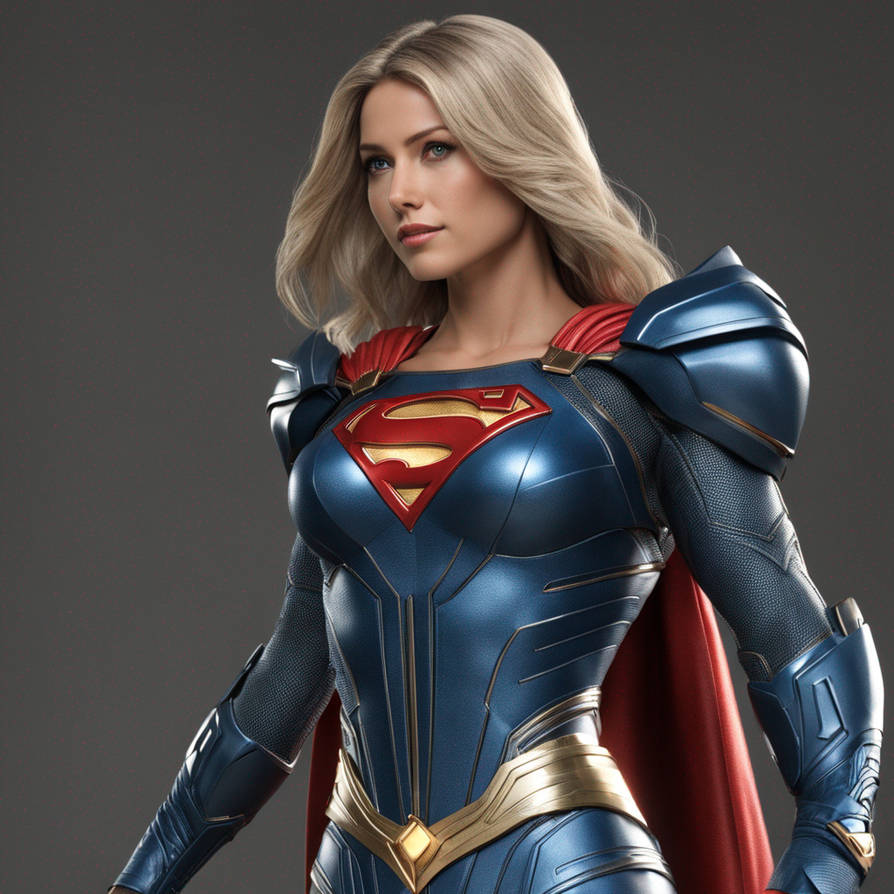 Supergirl Armor Kryptonian Suit 2.