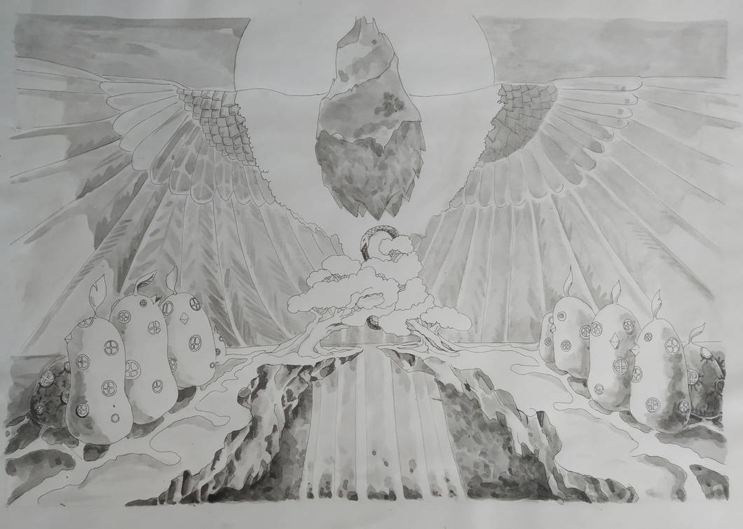 Bird Falling Deviantart bird waterfall by Valeri-Tafelvain-Y on DeviantArt