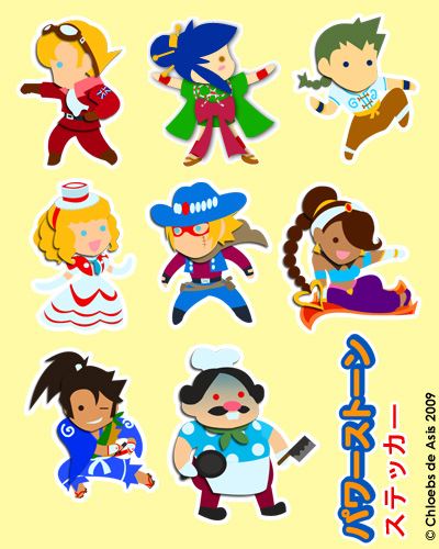 Power Stone 2 Stickers