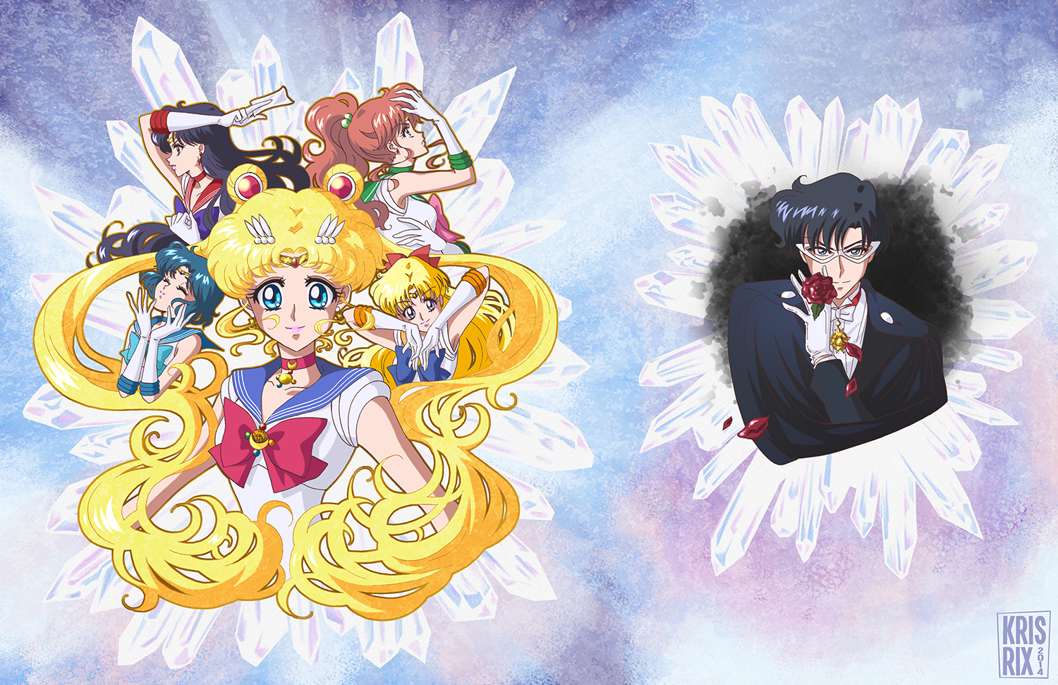 Sailor Moon Crystal-ified Manga Image