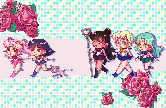 Outer Senshi - Chibis