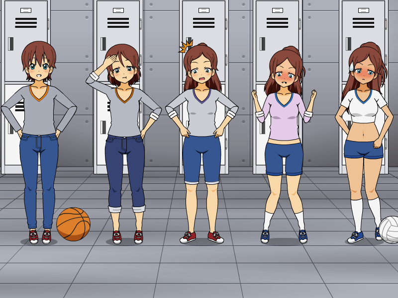 Strange Gym Session (Kisekae TG sequence) by Tgaw on DeviantArt