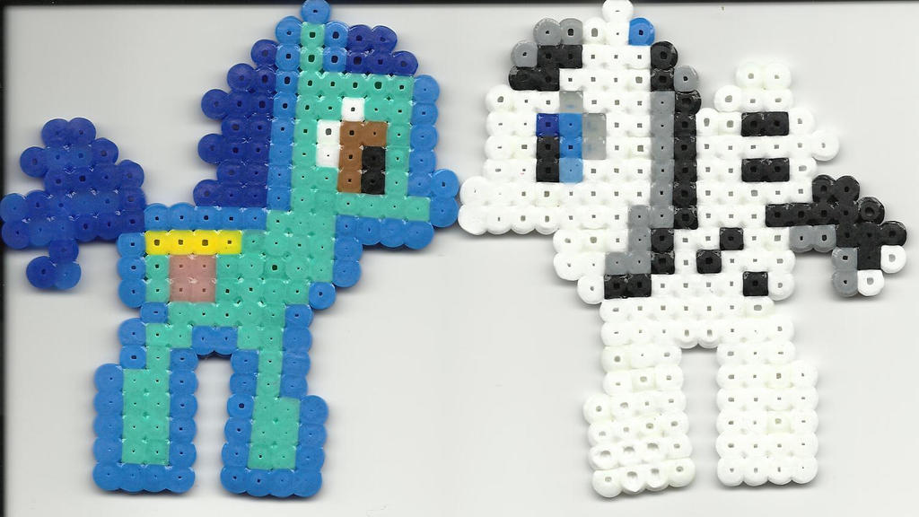 Perler Beads BackBeat and Scales Kiss