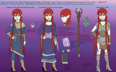 Athena ref sheet updated