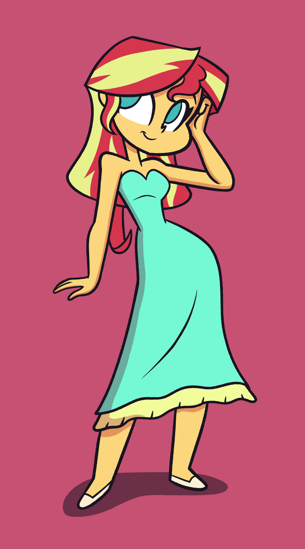 Patreon Commission - Sunset in a Dress