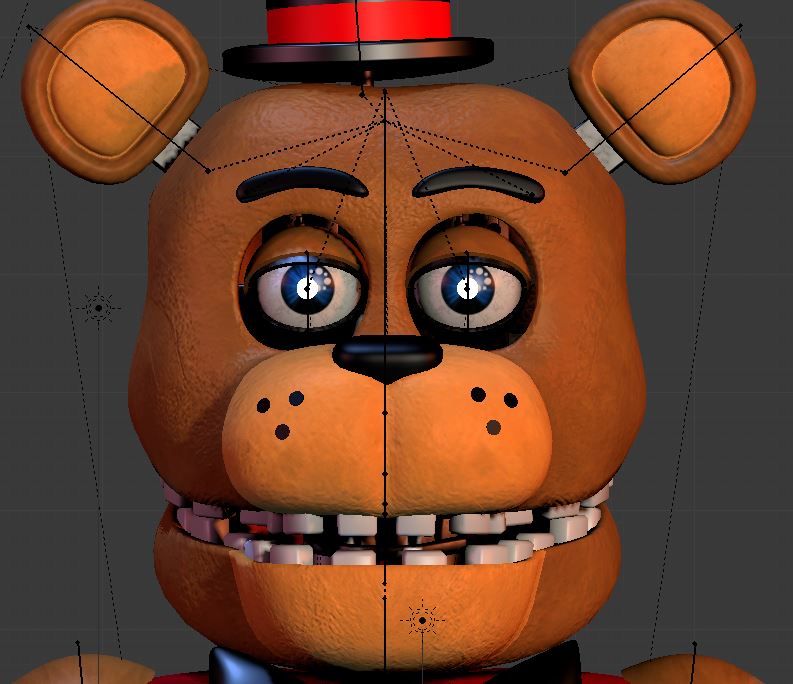 Stylized Unwithered Freddy Work in Progress by TaddyDudstare on DeviantArt
