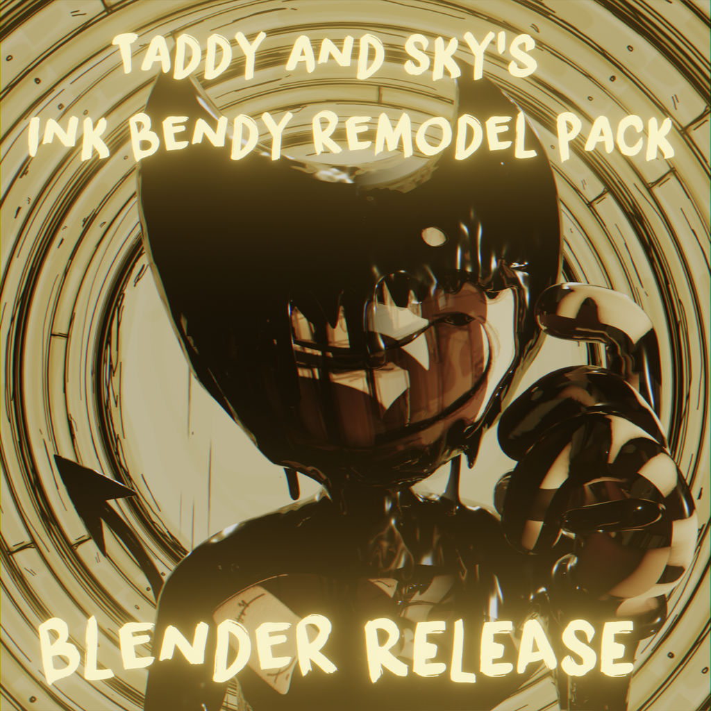 BLENDER 2.8 DOWNLOAD] HD Ink Bendy Model Release by