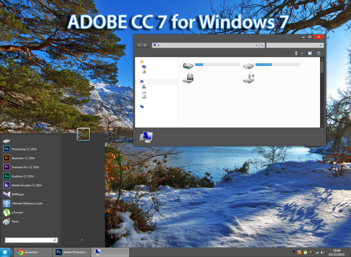 Adobe CC 7 for Windows 7